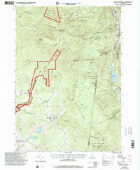 Killington Peak 1997 topographic map thumbnail