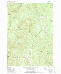 Knox Mountain 1981 topographic map thumbnail