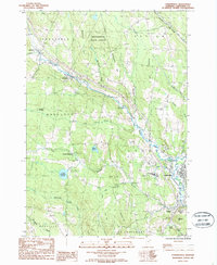 Lyndonville 1986 topographic map thumbnail