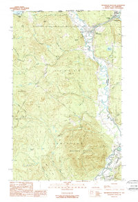 Monadnock Mountain 1989 topographic map thumbnail