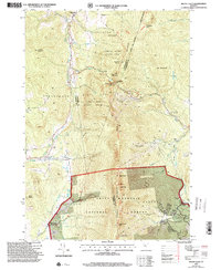 Mount Ellen 1997 topographic map thumbnail