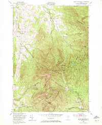 Mount Mansfield 1948 topographic map thumbnail