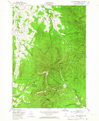 Mount Mansfield 1948 topographic map thumbnail