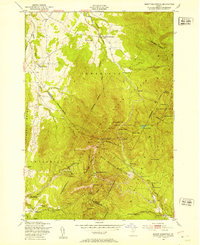 Mount Mansfield 1948 topographic map thumbnail
