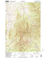 Mount Mansfield 1997 topographic map thumbnail