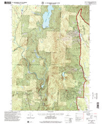 Mount Snow 1997 topographic map thumbnail