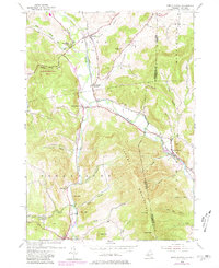 North Pownal 1954 topographic map thumbnail