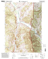 North Pownal 1995 topographic map thumbnail