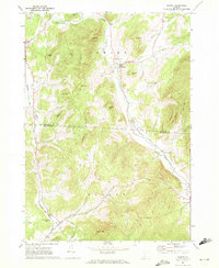 Pawlet 1967 topographic map thumbnail