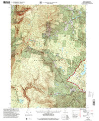 Peru 1997 topographic map thumbnail