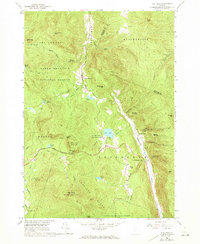 Pico Peak 1961 topographic map thumbnail