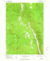 Pico Peak 1961 topographic map thumbnail