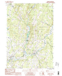 Plainfield 1986 topographic map thumbnail