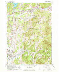 Poultney 1964 topographic map thumbnail