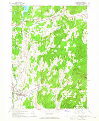 Poultney 1964 topographic map thumbnail