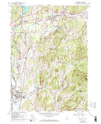 Poultney 1964 topographic map thumbnail