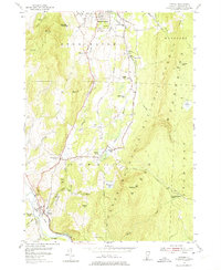 Pownal 1954 topographic map thumbnail