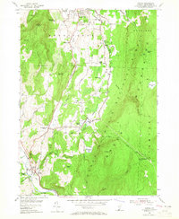 Pownal 1954 topographic map thumbnail