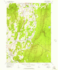 Pownal 1954 topographic map thumbnail