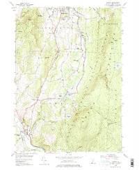 Pownal 1954 topographic map thumbnail