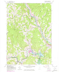 Quechee 1959 topographic map preview