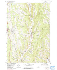 Randolph Center 1981 topographic map thumbnail