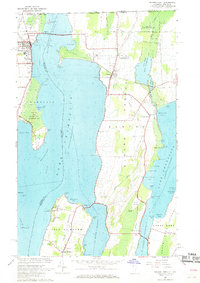Rouses Point topographic map thumbnail