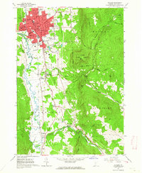 Rutland 1961 topographic map thumbnail