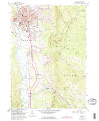 Rutland 1961 topographic map thumbnail