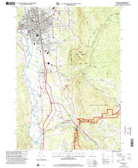 Rutland 1996 topographic map thumbnail