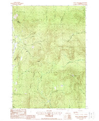 Seneca Mountain 1988 topographic map thumbnail