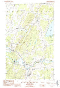 Sheldon Springs 1986 topographic map thumbnail
