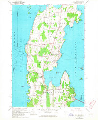 South Hero 1966 topographic map thumbnail