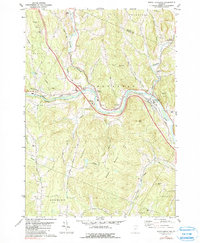 South Royalton 1981 topographic map thumbnail