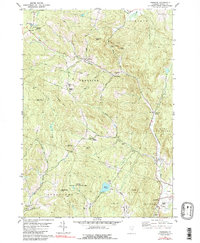 Vershire 1981 topographic map thumbnail