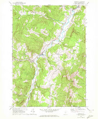 Waitsfield 1970 topographic map thumbnail