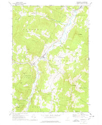 Waitsfield 1970 topographic map thumbnail