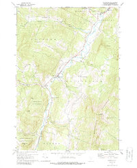 Waitsfield 1970 topographic map thumbnail