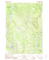 West Burke 1988 topographic map thumbnail