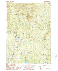 West Dover 1986 topographic map thumbnail