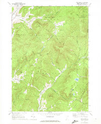 West Rupert 1967 topographic map thumbnail