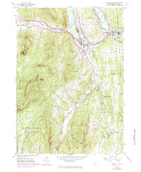 West Rutland 1964 topographic map thumbnail