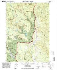 Weston 1997 topographic map thumbnail