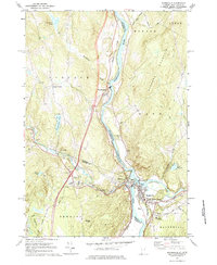 Woodsville 1973 topographic map thumbnail