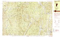 Saxtons River 1984 topographic map thumbnail