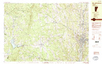 St. Johnsbury 1983 topographic map thumbnail