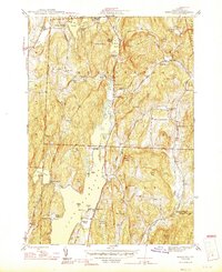 Bomoseen 1944 topographic map thumbnail