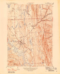 Brandon 1946 topographic map thumbnail