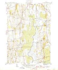Cornwall 1943 topographic map thumbnail