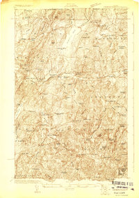 Enosburg Falls 1922 topographic map thumbnail